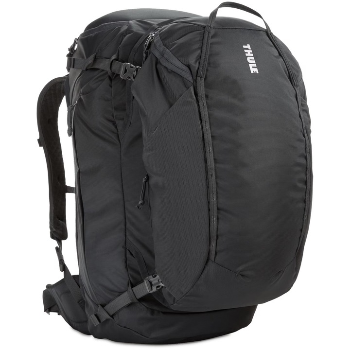 Rucsac Thule, pentru notebook de max. 15 inch MacBook, 1 compartiment, buzunar frontal, buzunar dorsal , waterproof, nylon, negru