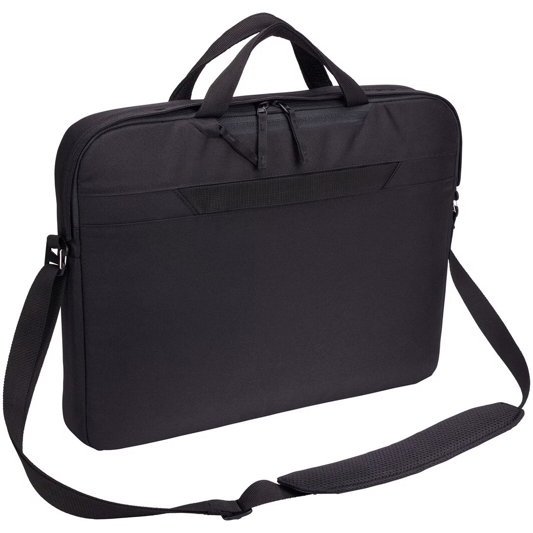 Geanta Case Logic Invigo, pentru notebook de max. 15.6 inch, 1 compartiment, buzunar frontal, waterproof, poliester, negru