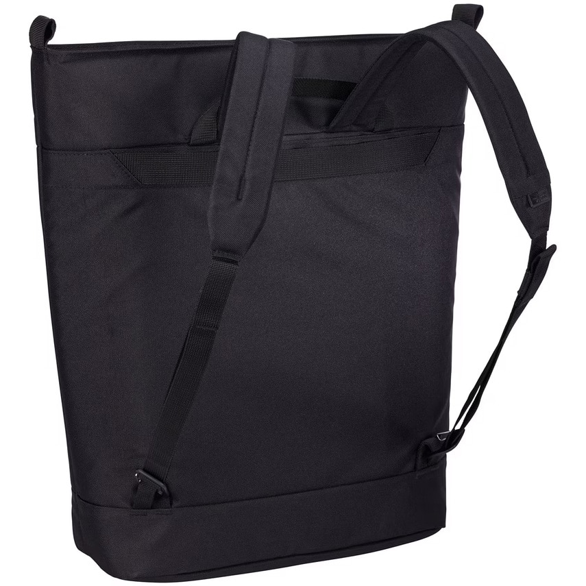 Geanta Case Logic Invigo pentru notebook de max 15.6 inch, convertibila,1 compartiment, buzunar frontal , waterproof, nylon, Black