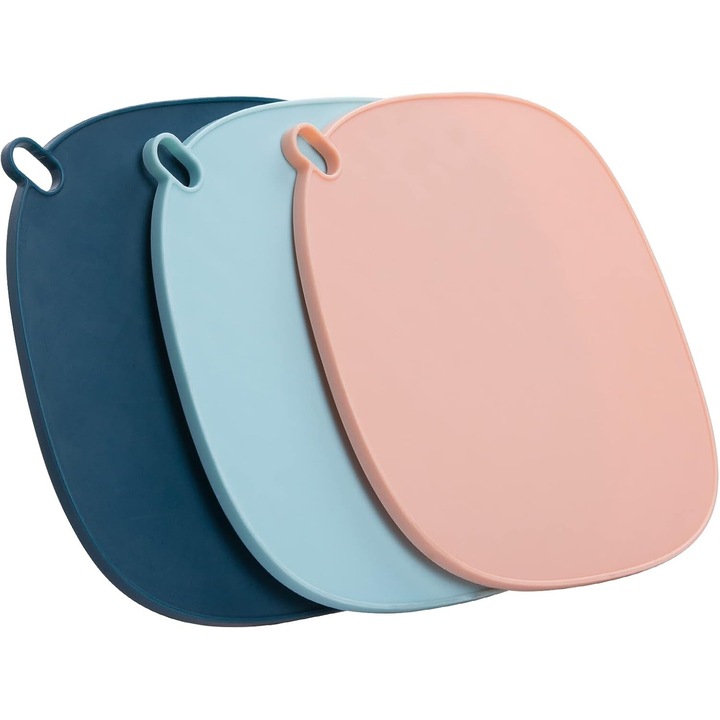 Комплект от 3 термоустойчиви силиконови подложки Enforose, дизайн пчелна пита, топлоустойчиви, лесни за почистване