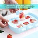 Forma pentru inghetata copii, Silicon / Polipropilena, 6 Modele desene animate, Albastru