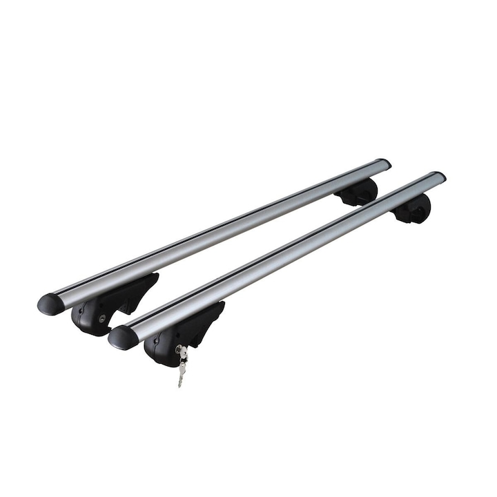 Set 2 bare portbagaj cu cheie pentru BMW Seria 3 E91 2004-2008 Combi / Break / Touring - ALUMINIU - K40