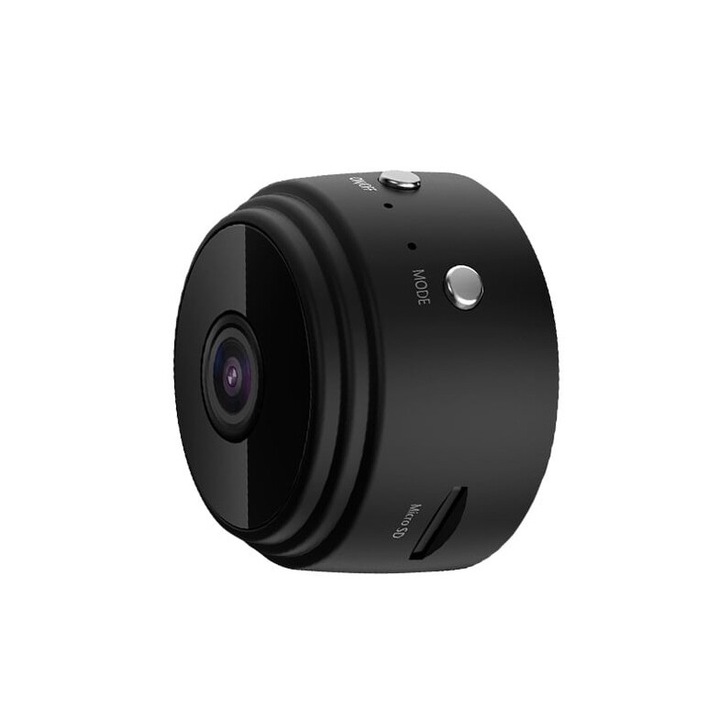 Camera Spionaj Mini, Supraveghere HD 1080P, Wireless, Vedere nocturna, Interior/Exterior