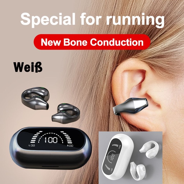 Casca audio wireless, FONIX MonoTune Style, in-ear, Bluetooth, cu microfon, Negru