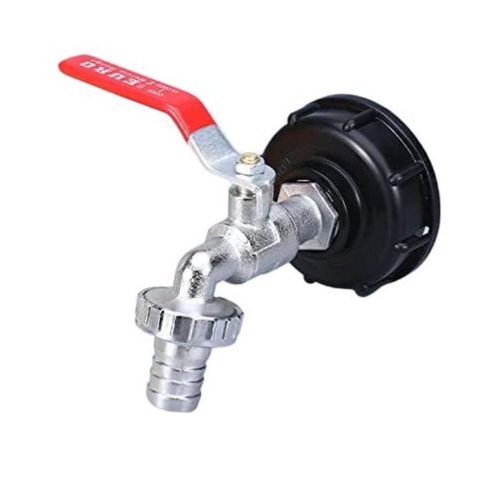 Adapterkészlet IBC tartályhoz, Ötvözet, 60 mm