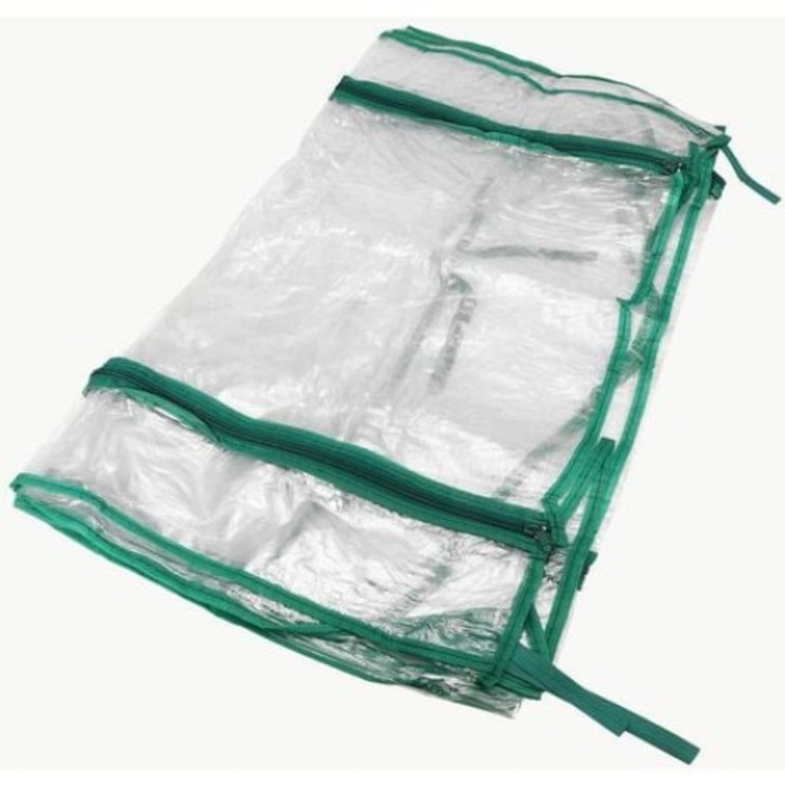 Husa sera transparenta, PVC, 160x69x49cm, protectie anti-insecte