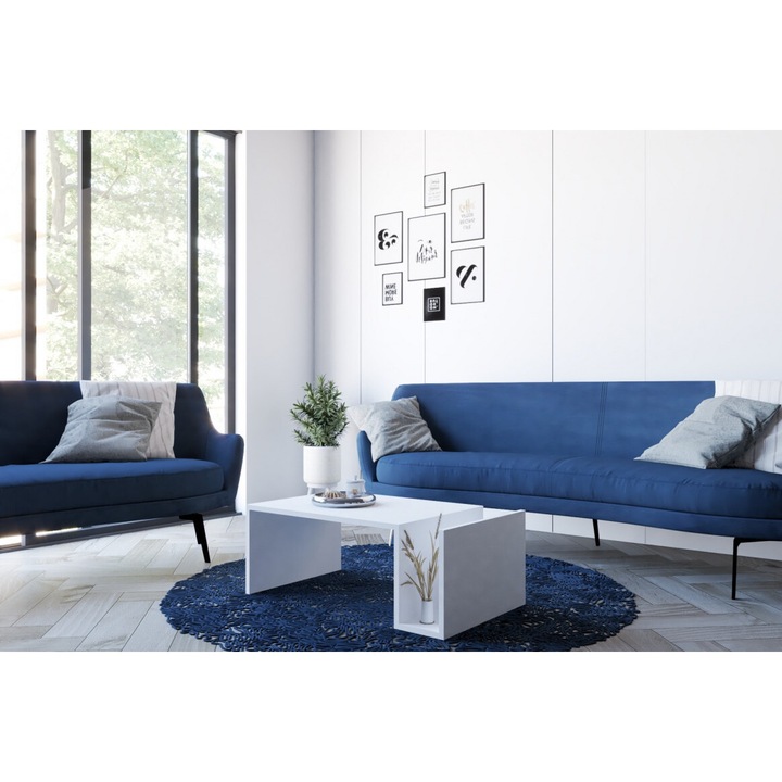 Холна маса модел Crane, 86,8x50x32,4 см, бяла