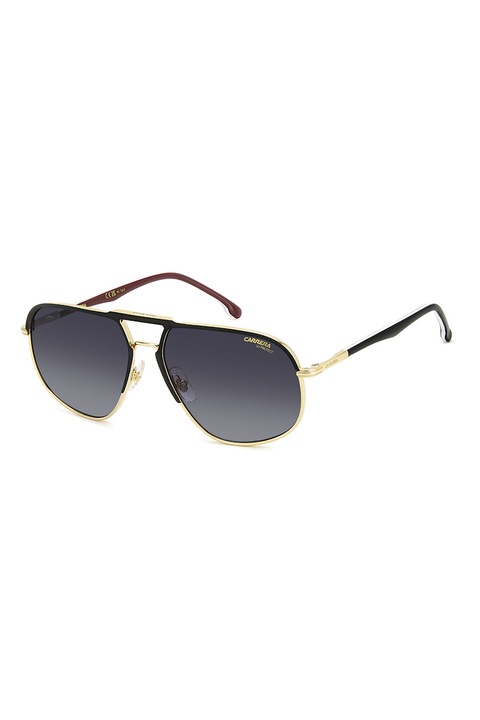 Carrera, Слънчеви очила Aviator в два цвята, Златист, Черен, 60-16-145