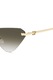 Dsquared2, Cat-eye napszemüveg színátmenetes lencsékkel, Aranyszín, 63-14-145