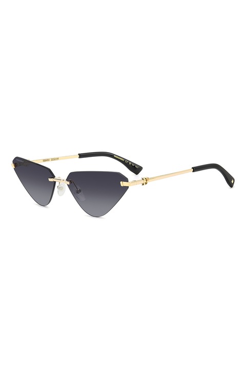 Dsquared2, Ochelari de soare cat-eye cu lentile in degrade, Auriu, 63-14-145