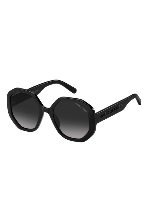 Marc Jacobs, Шестоъгълни слънчеви очила с градиента, Черен, 53-21-145