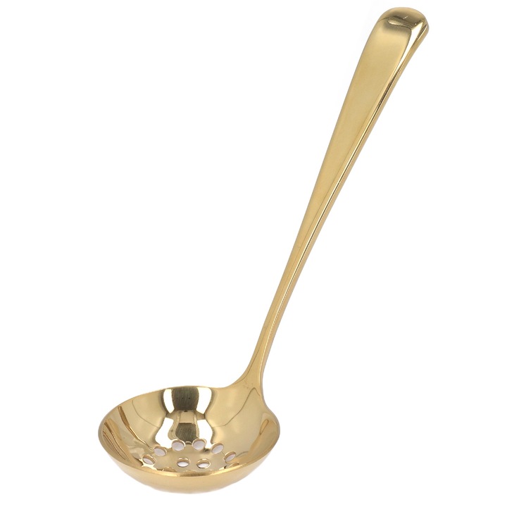 Polonic din otel inoxidabil, gros, 19.5x6.2cm