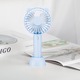Ventilator portabil mini, 3 viteze, 1500mAh, albastru