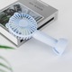 Ventilator portabil mini, 3 viteze, 1500mAh, albastru