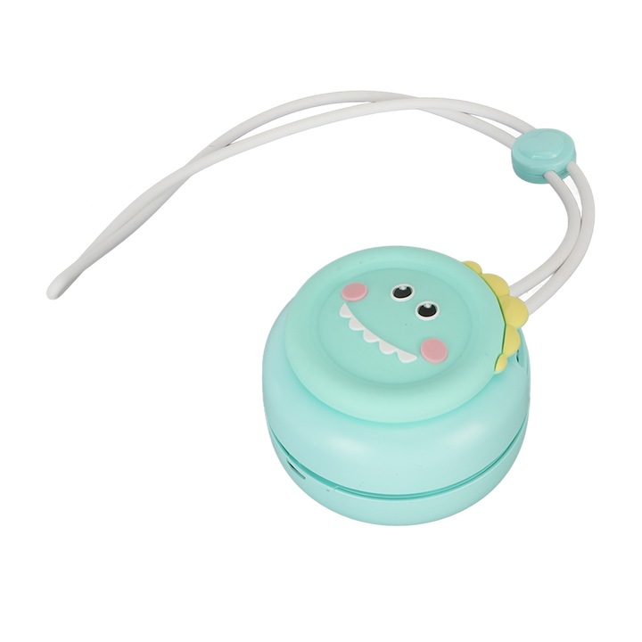 QttvbTna вентилатор за врат, 3 скорости, силикон, 800mAh, 7x7cm