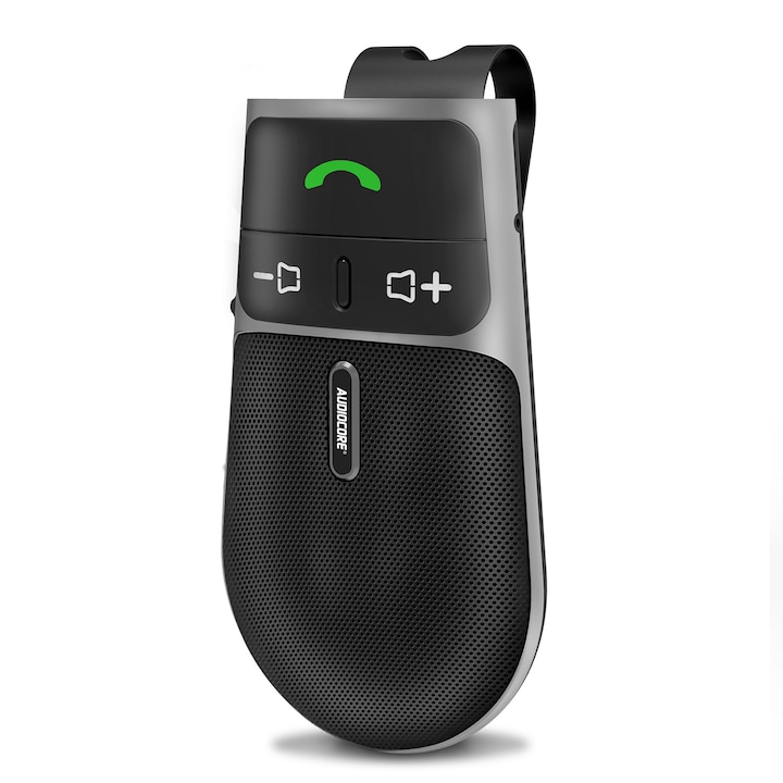 Set Hands-Free Audiocore AC480, Bluetooth 5.0, A2DP, 2W, Google si Siri, negru