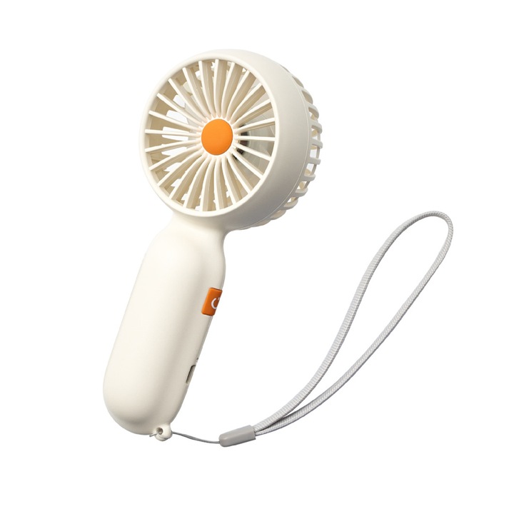 Mini kézi hordozható ventilátor, 2 az 1-ben ventilátor ergonomikus kialakítással és csendes működéssel, akkumulátoros és USB-ről tölthető többfunkciós használatra