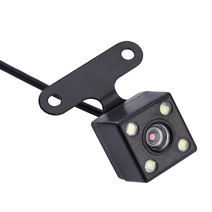 Камера за наблюдение на автомобил, 170 градуса панорама, IP68, противоударна, за различни автомобили, черна