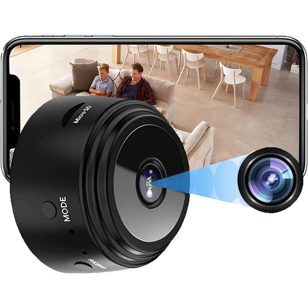 Camera spion wireless 1080P HD cu viziune nocturna, mini camera ascunsa ...