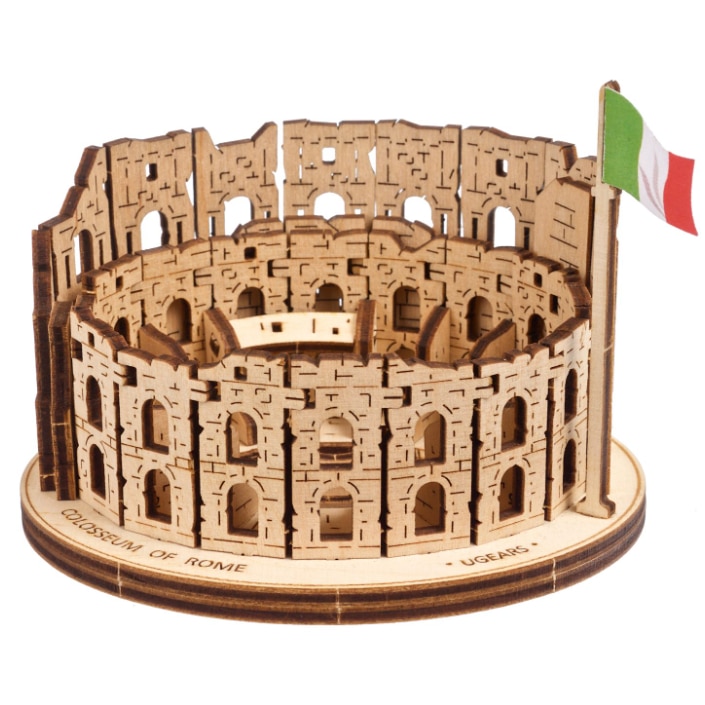 Sumole 3d Rome Puzzle 3D - Rome Colosseum, Lemn, 63 - eMAG.ro