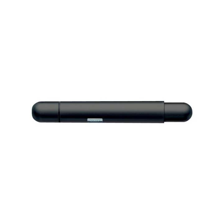 Химикалка Lamy Pico, механизъм за натискане, матово метално тяло, черна