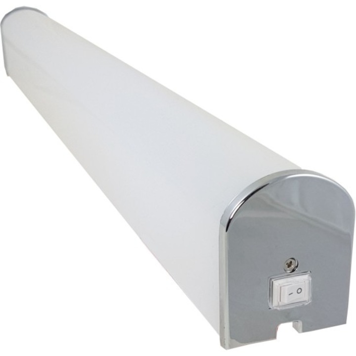 LED осветително тяло за баня с ключ, 20w, 4000K, неутрална светлина, със защита IP44, 900mm