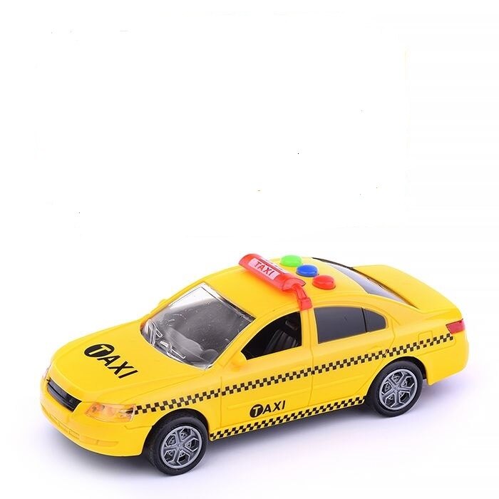 Masinuta Taxi de Jucarie, cu Lumini si Sunete, Roti din Cauciuc