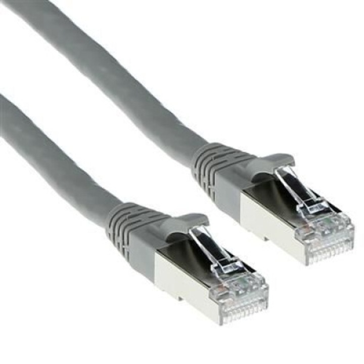 ACT CAT6A S-FTP Patch Cable 2m Grey, 247585, Hálózati kábelek