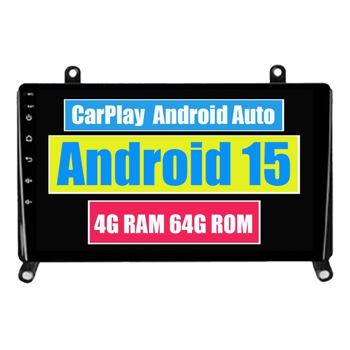 Navigatie GPS pentru Toyota Hiace H300 6 GranAce 1 2019-2022 CarPlay Android Auto Stereo Radio Bluetooth 4GB RAM, 64GB ROM