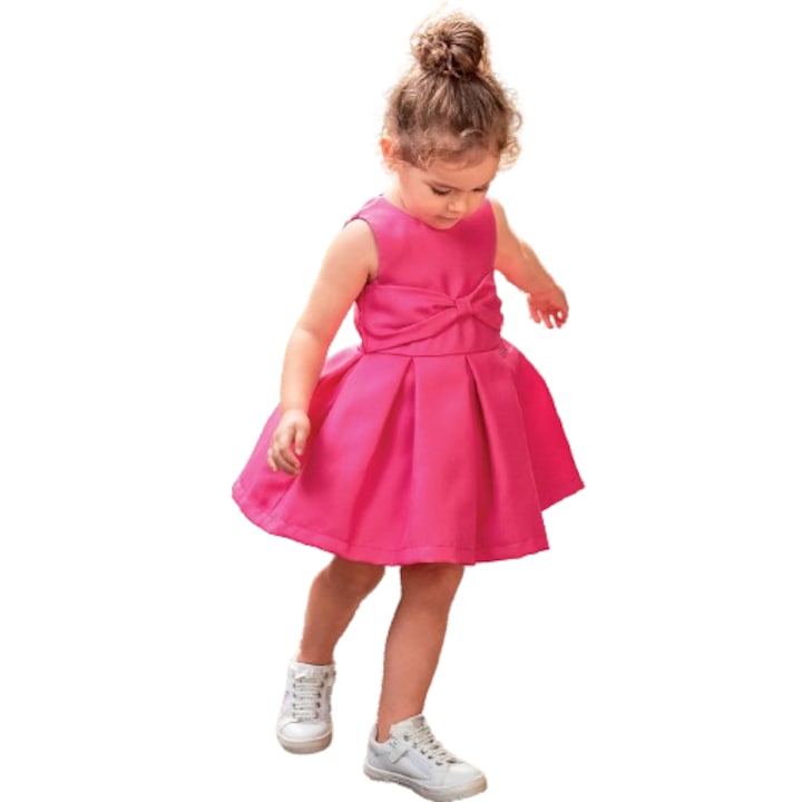 Elegáns mikado ruha lányoknak, Sarabanda, 0.8333, Fukszia