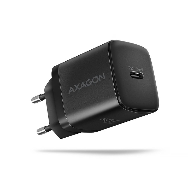 AXAGON ACU-PD20 PD3.0 & QC4+ Wall Charger 20W Black, 246755, Töltő