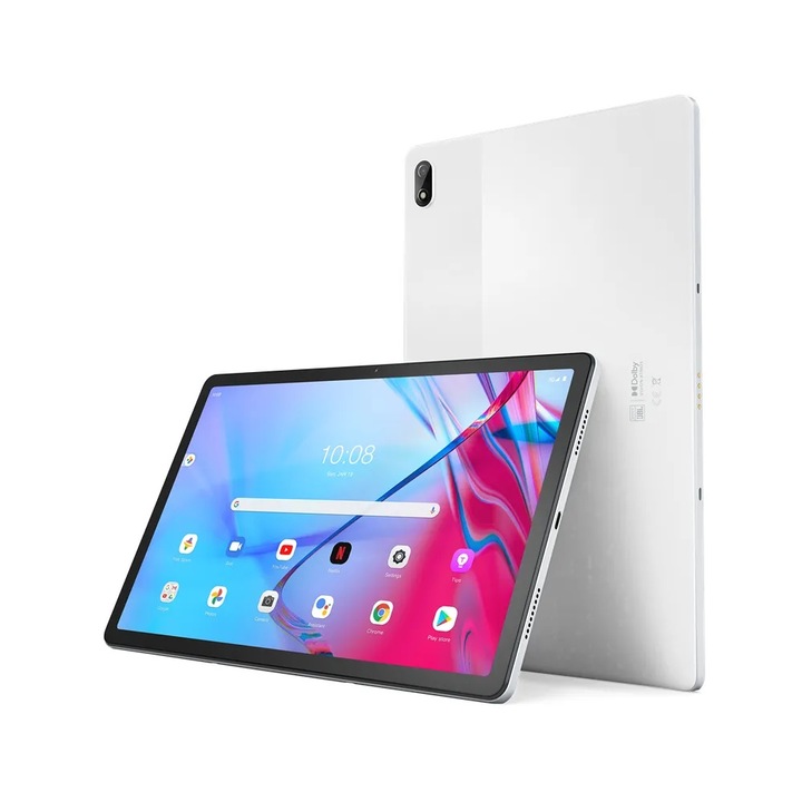 Таблет Lenovo Tab P11 Plus "11" 2K 2000x1200 IPS 400nits Touch Screen, MediaTek Helio G90T 8-Core, 128 GB, 4 GB RAM, Wi-Fi, Platinum Grey
