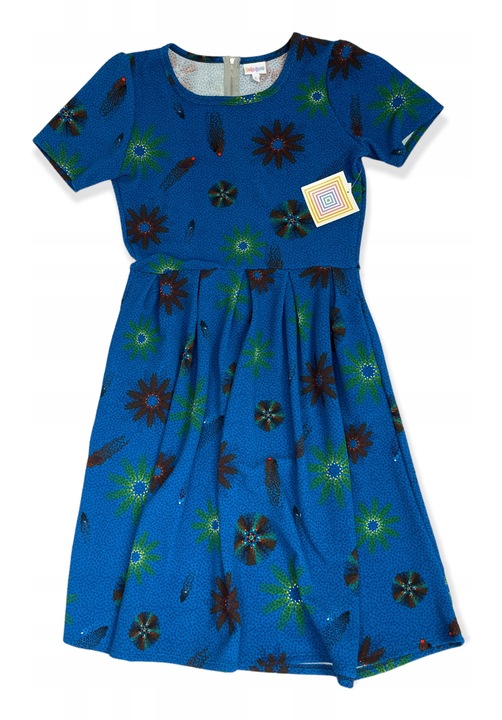 Ruha, Lularoe, poliészter/viszkóz, kék, L INTL