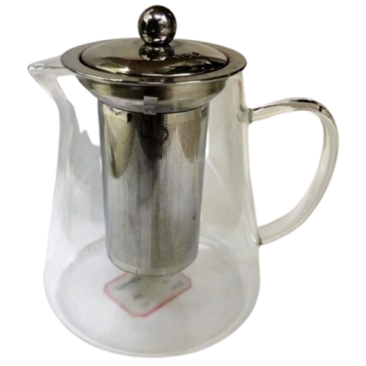 Инфузер за чай, стъкло 950 мл, прозрачен
