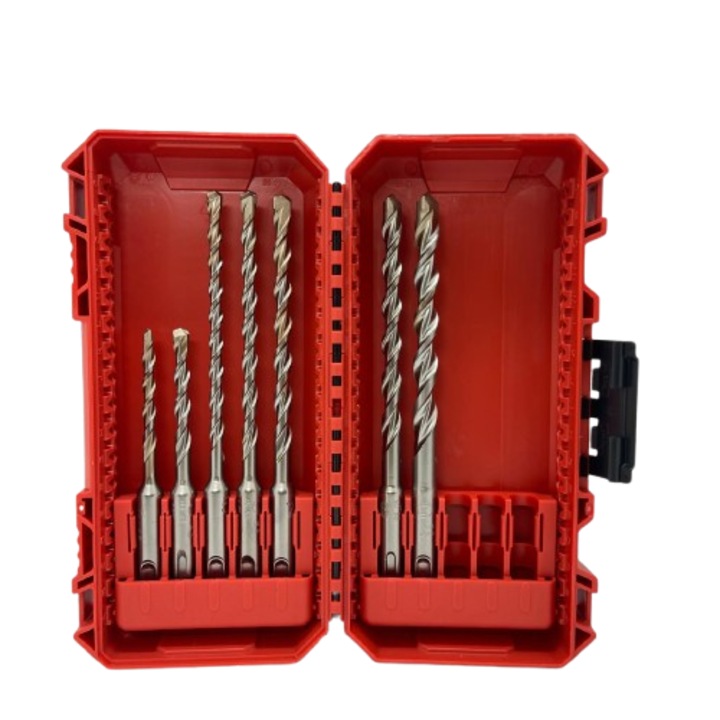 Set de burghie SDS-plus MX2, 7 buc, Milwaukee