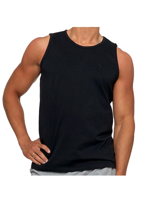 Ferfi triko, 100% pamut, fekete, Moraj, Fekete, 2XL