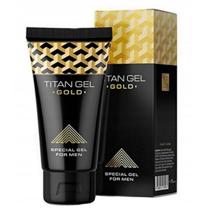 Gel Tantra TITAN GOLD, pentru marire si erectie, 50ml