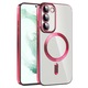 Samsung Galaxy S21 FE 5G kompatibilis tok, Techsuit Luxury Crystal MagSafe Red