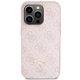 Husa Guess pentru Iphone 15 Pro 6.1" Guhcp15lp4tdscpp Roz Hardcase Crossbody 4g Metal Logo