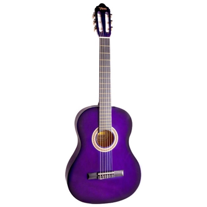 Valencia VC103PPS 3/4 klasszikus gitár lila sunburst