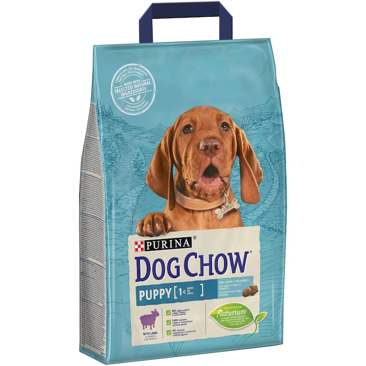 Dog Chow Junior száraz kutyaeledel, Bárány, 2,5 kg