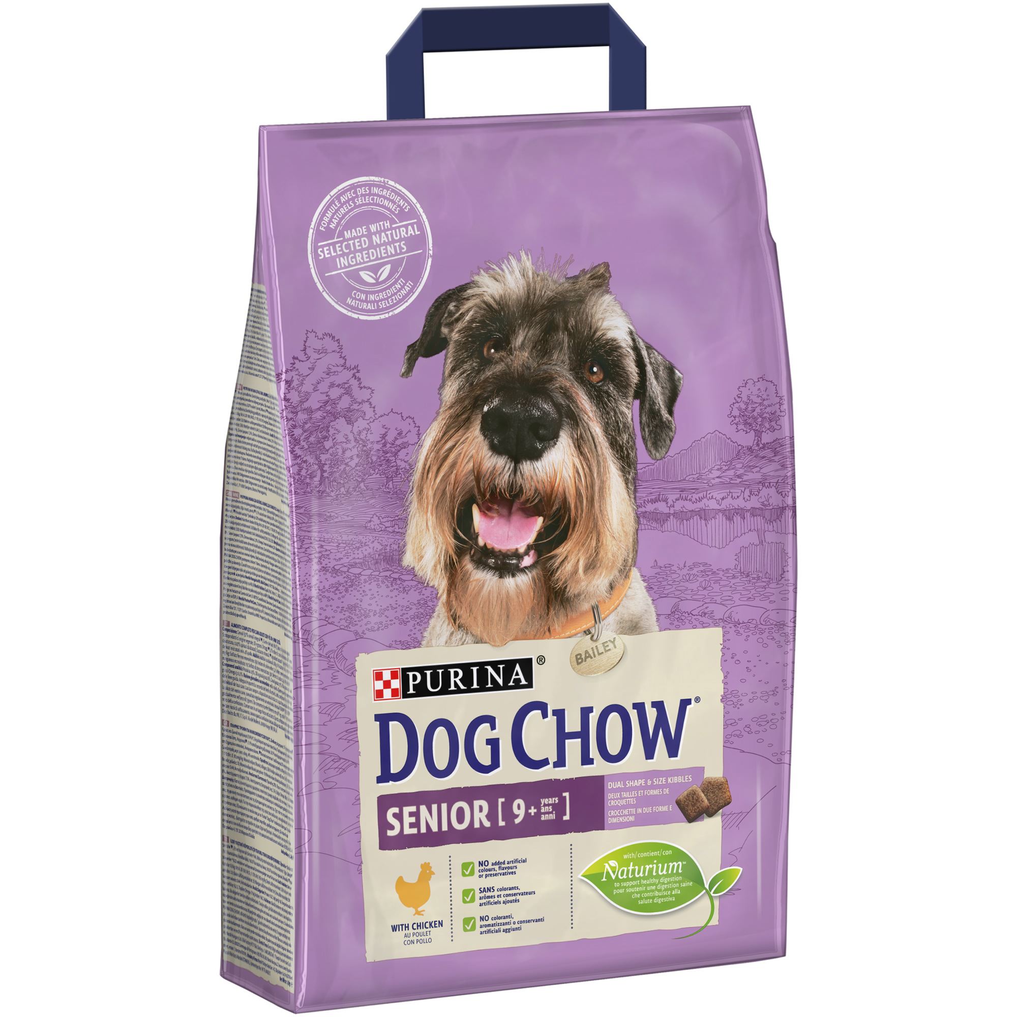 Hrana uscata pentru caini Dog Chow Senior, Pui, 2.5Kg