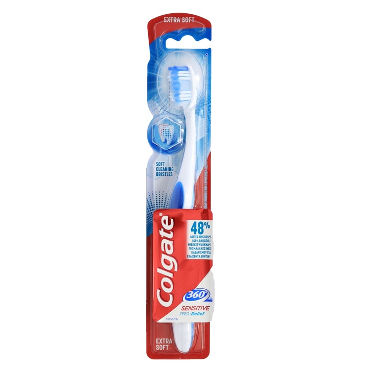 Четка за зъби Colgate 360 Sens Pro-Relief, Различни цветове