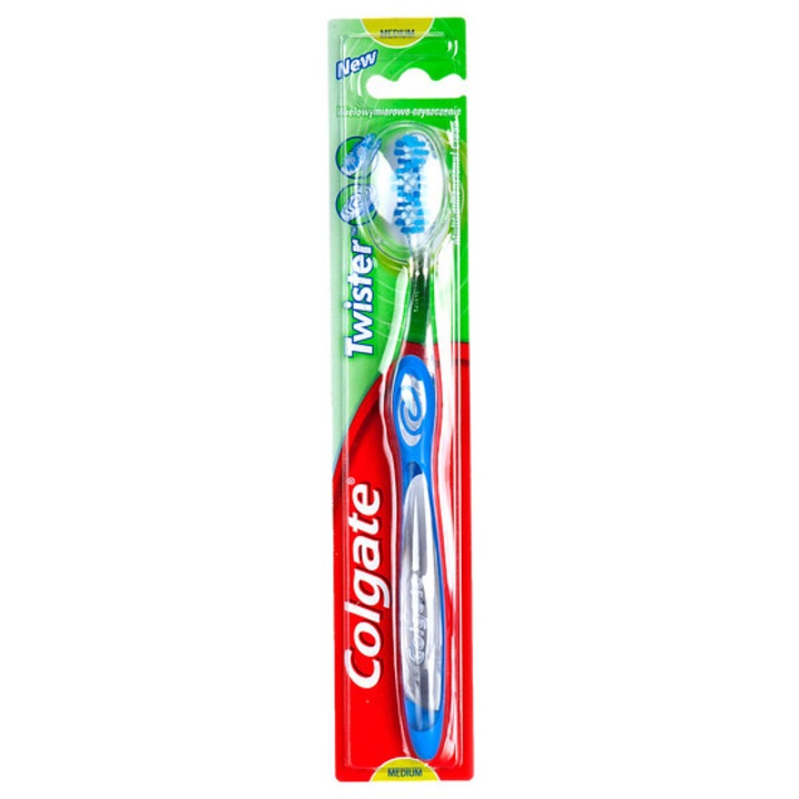 Periuta de dinti Colgate Twister, Albastru