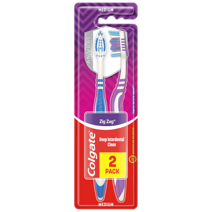 Colgate Zig-Zag 1+1 Gratis fogkefe, több színben