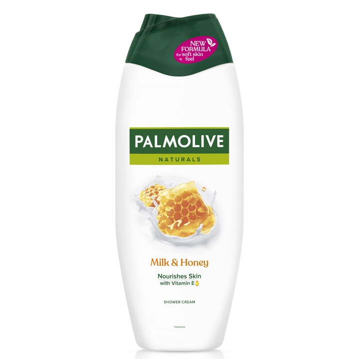 Palmolive Naturals tusfürdő, 500 ml, Méz/tej