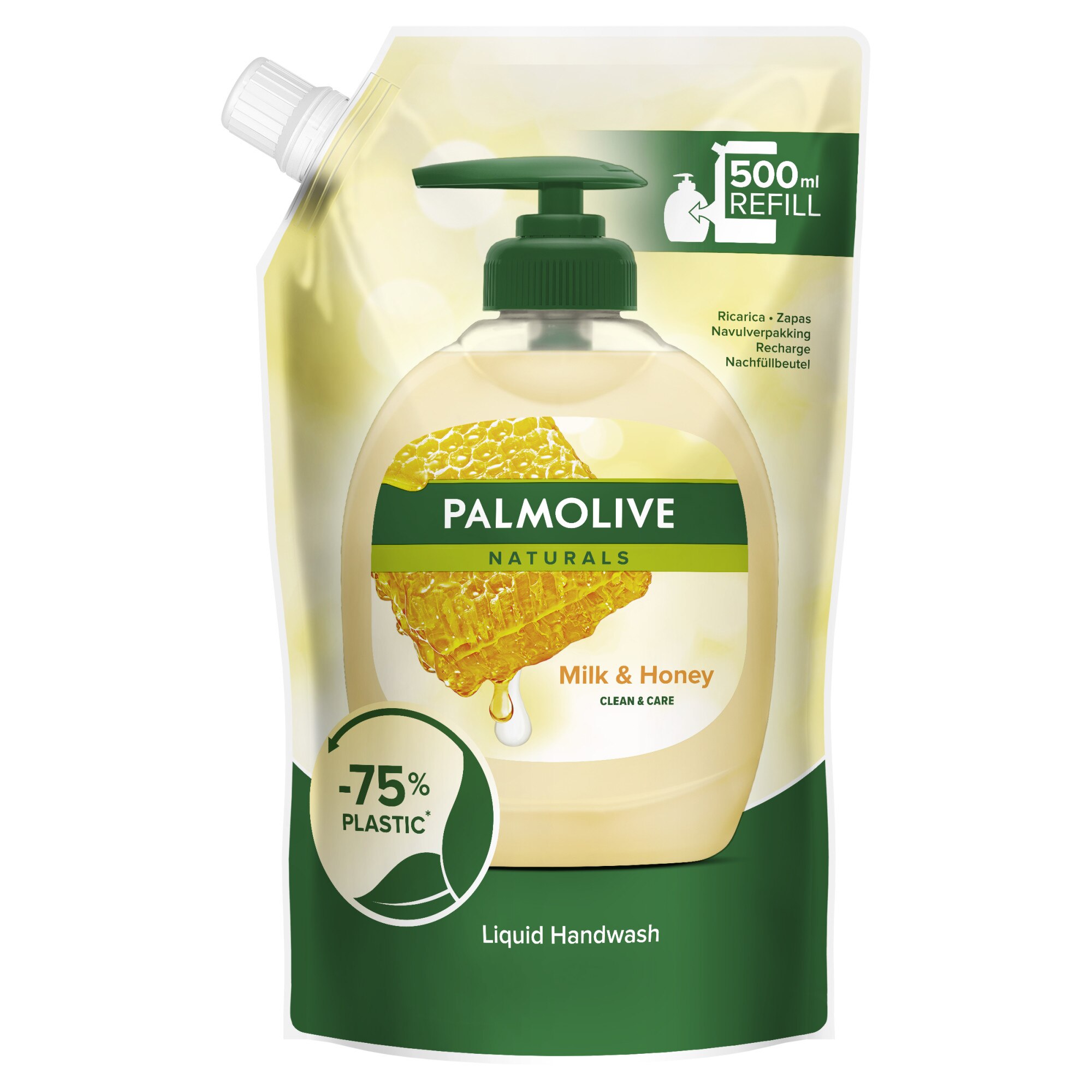 Rezerva sapun lichid Palmolive Naturals Milk & Honey, 500 ml