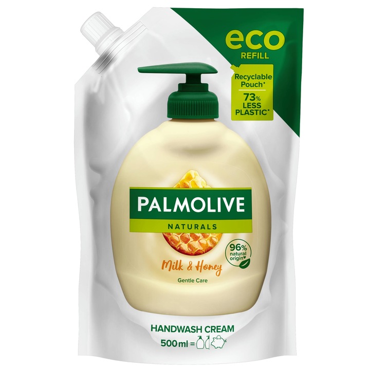 Rezerva sapun lichid Palmolive Naturals Milk & Honey, 500 ml