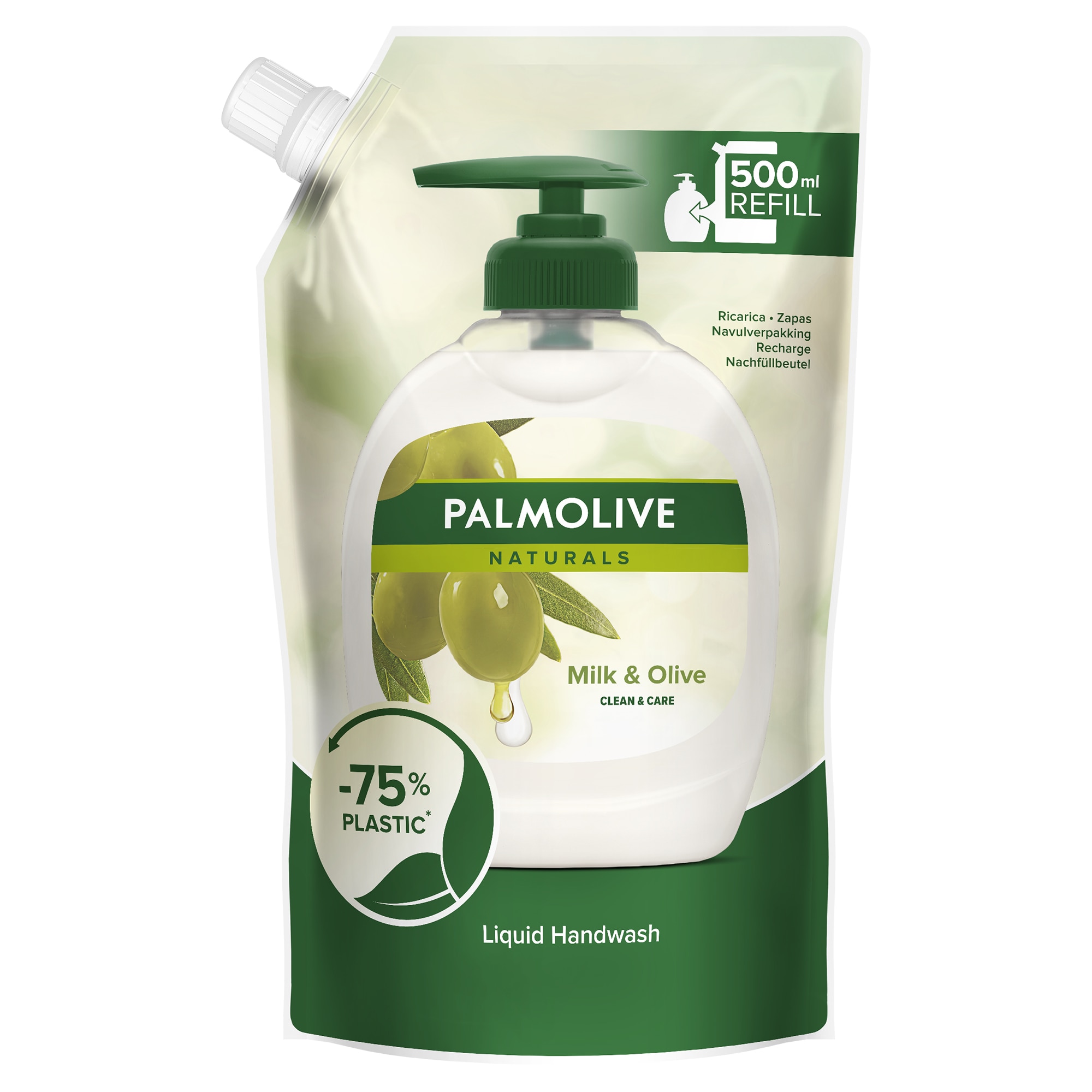 Rezerva sapun lichid Palmolive Milk & Olive, 500 ml