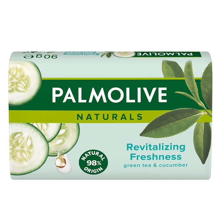 Sapun solid Palmolive Naturals Green Tea & Cucumber, 90 g